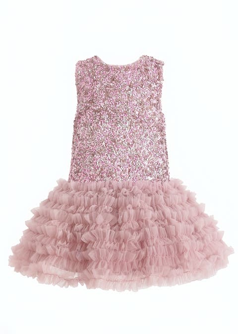 Sequin & Tulle Party Dress (Toddler, Little Kid & Big Kid)