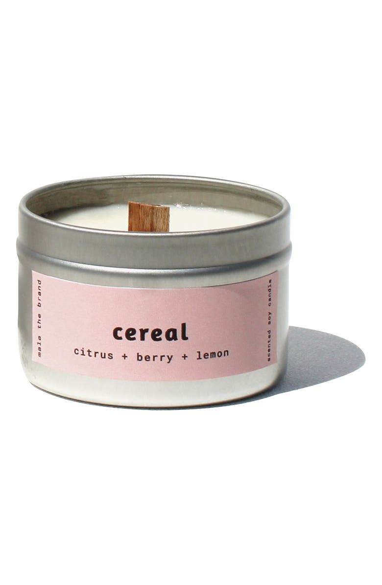 Mala the Brand Cereal Scented 4 oz. Soy Candle, Main, color, 