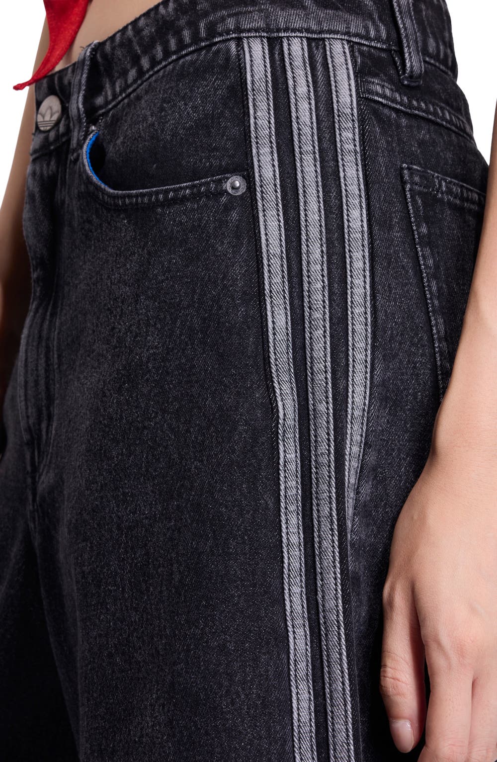 Firebird Oversize Denim Jorts, image 3 of 6