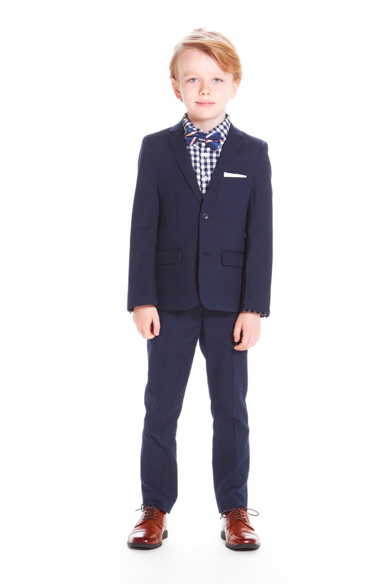 2 PIECE SUIT WITH STRETCH, Alternate, color, NAVY
