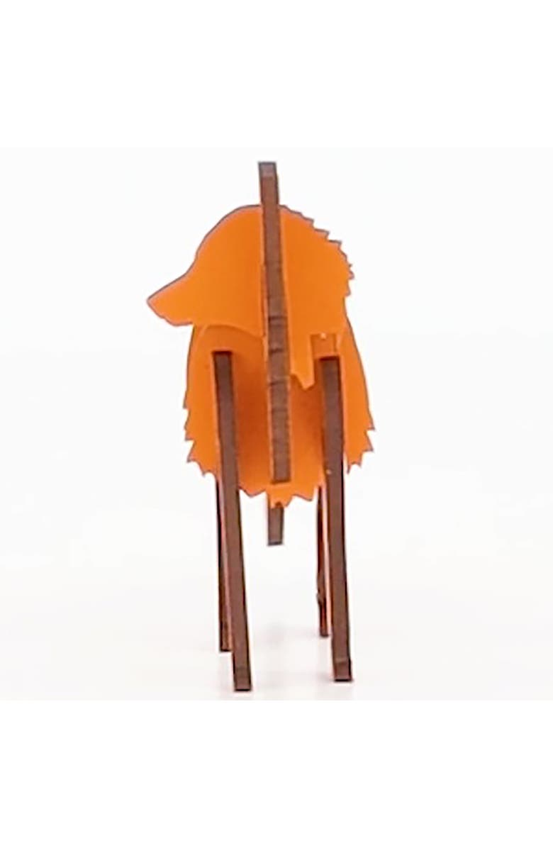 Little & Wood Woodlet Curious Fox 3D Wooden Kit Set, Ages 6+, Alternate, color, Multicolored