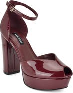 Nine West Keela Platform Ankle Strap Pump