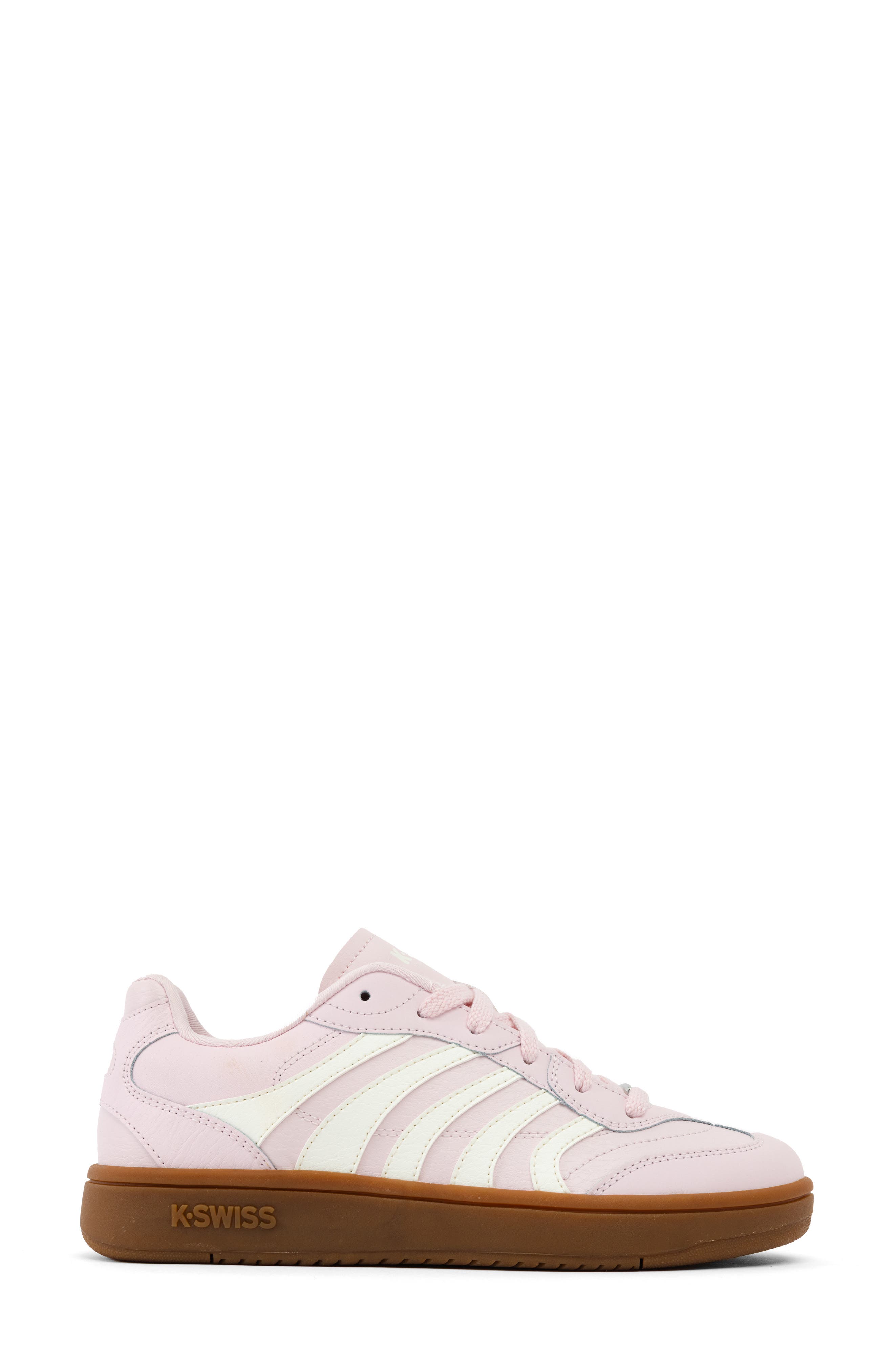 Tifo Faux Leather Sneaker, Alternate, color, PALE PINK/ SNOW WHITE/ GUM