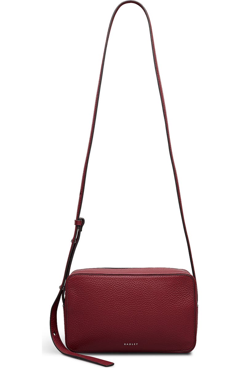 Radley Small Duchess Leather Crossbody Bag, Main, color, Carmine