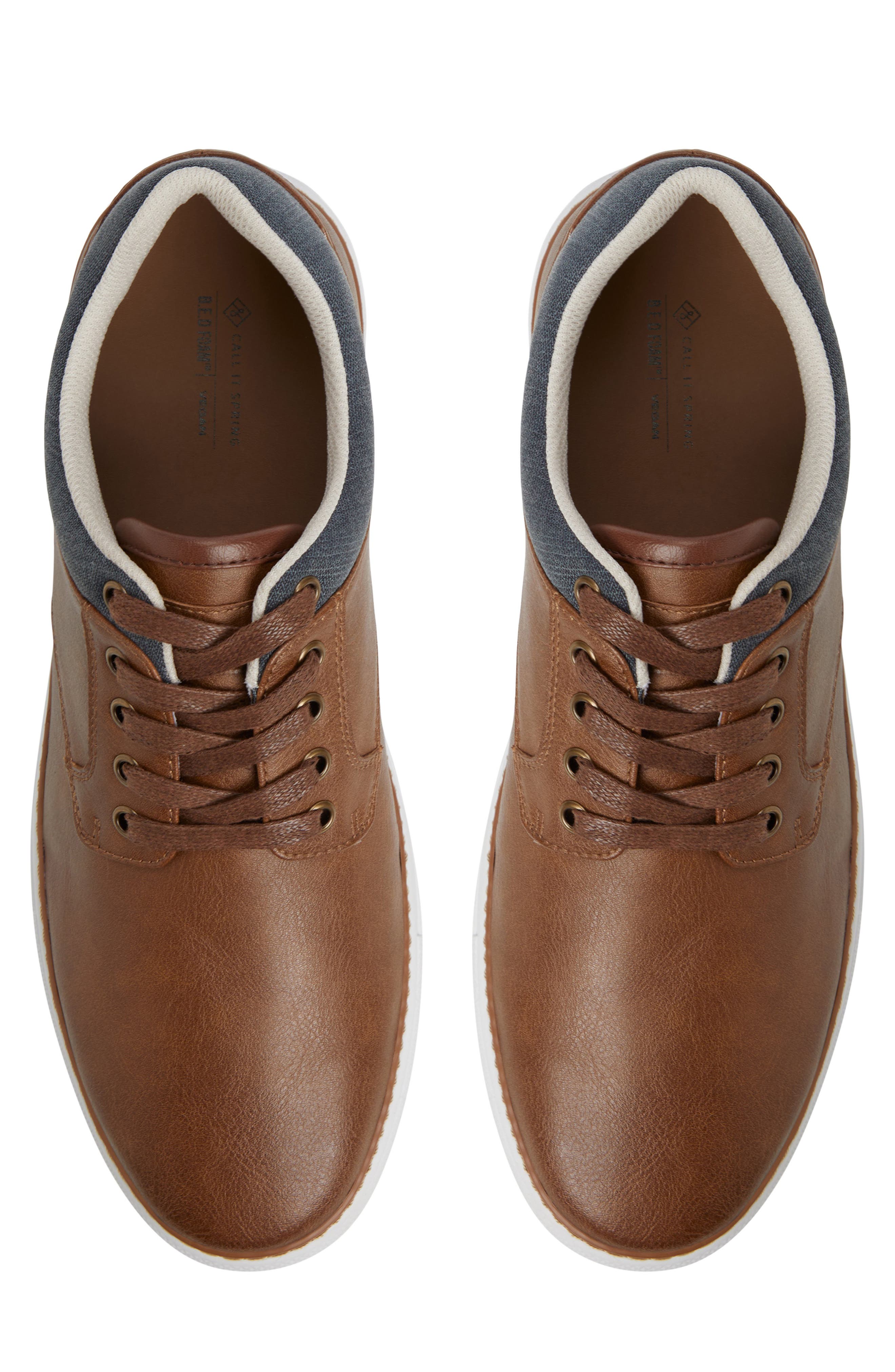 Rockaway Sneaker, Alternate, color, COGNAC