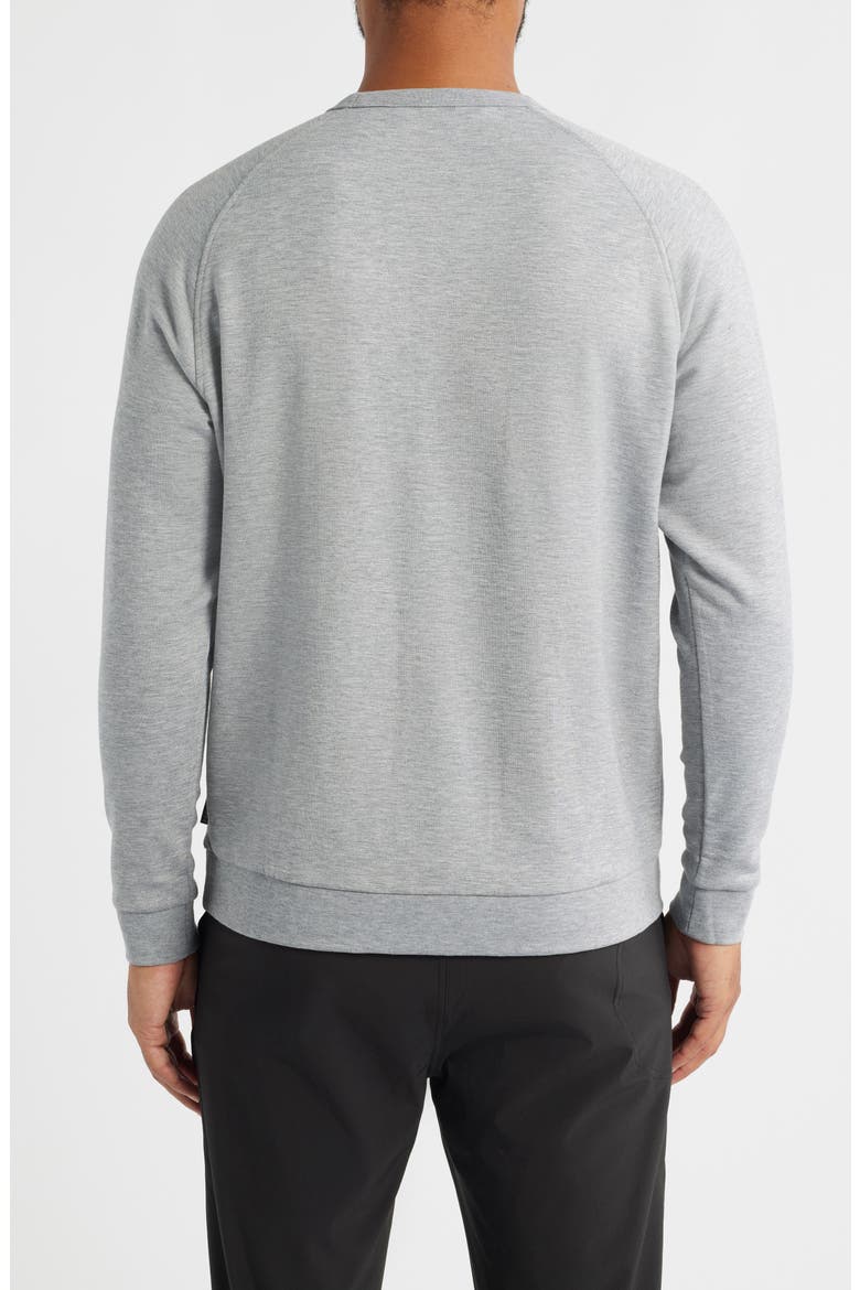 Fleece Crewneck Sweatshirt, Alternate, color, HEATHER GREY