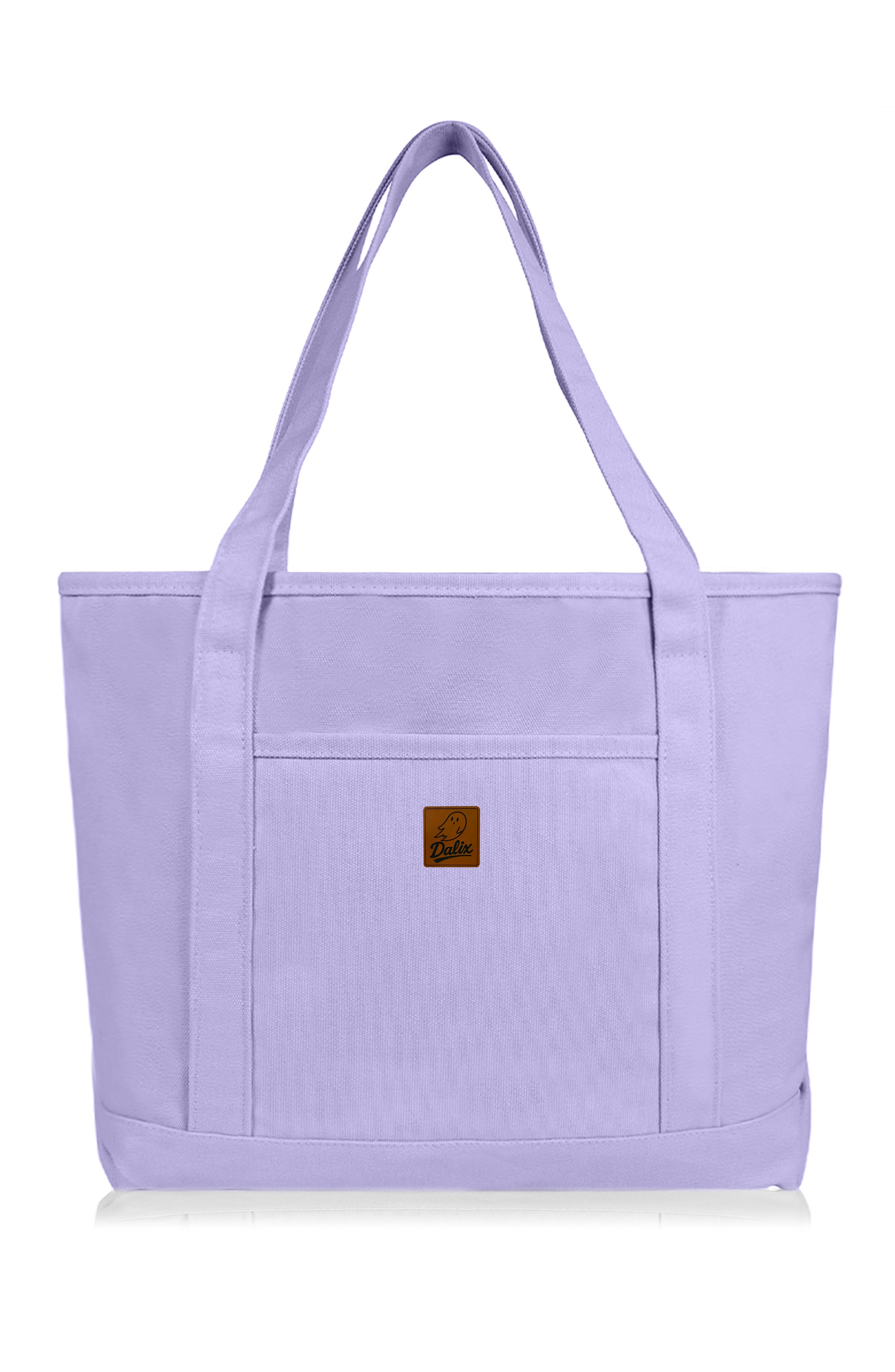 Ghost 20" Go-To Canvas Tote Bag, Alternate, color, Lavender