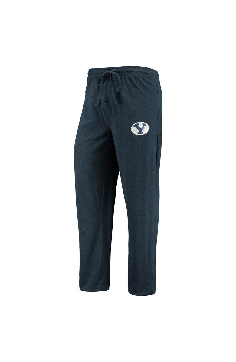 CONCEPTS SPORT Men's Concepts Sport Navy/Heathered Charcoal BYU Cougars Meter Long Sleeve T-Shirt & Pants Sleep Set, Alternate, color, 