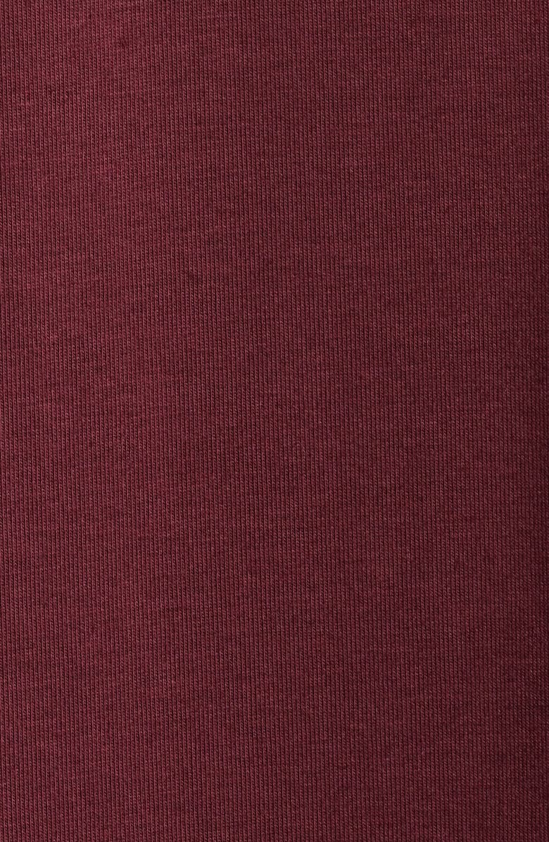 SANTO STUDIO Tempo Rose Cotton Blend T-Shirt, Alternate, color, Merlot
