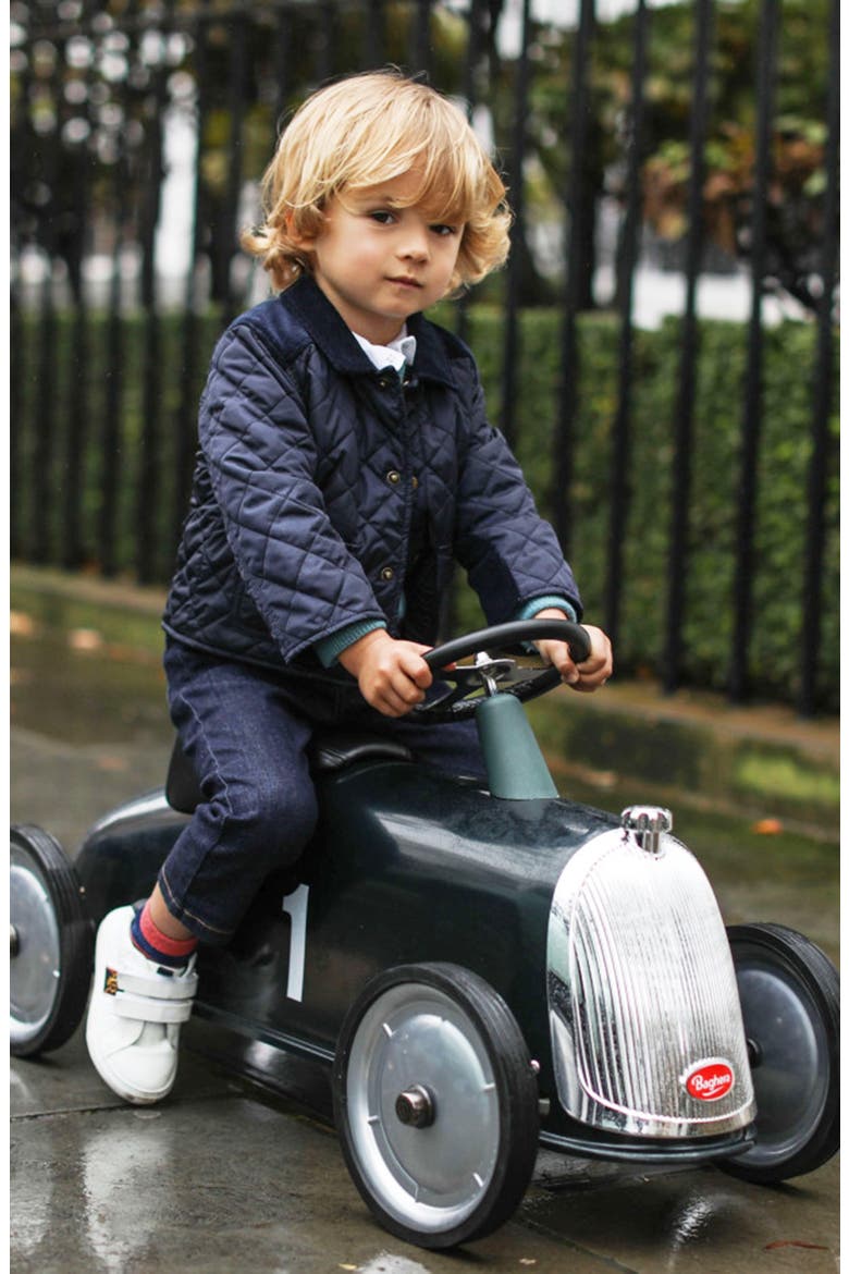 Rider Gentleman Ride-On Car, Alternate, color, DARK GREEN