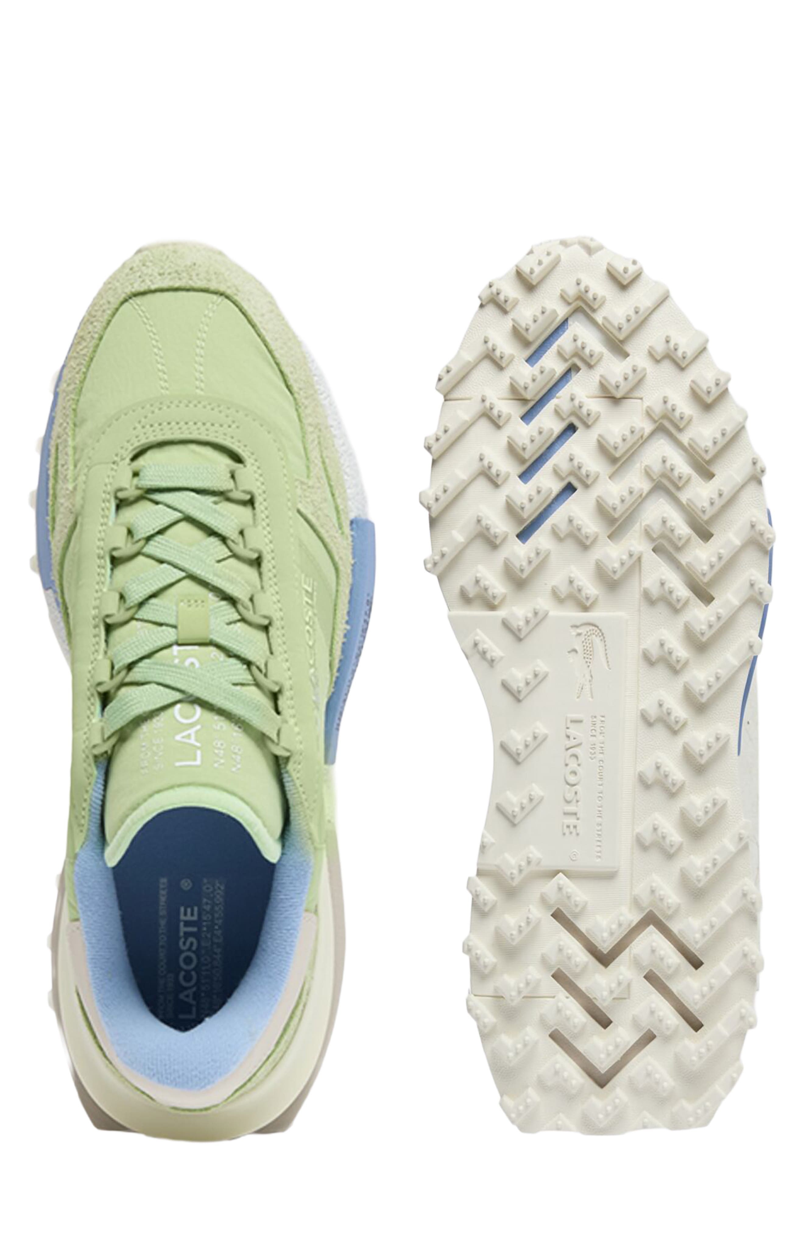 Lacoste Elite Active Sneaker, Alternate, color, Light Green/ Light Blue