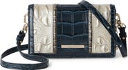 Brahmin Minuette Croc Embossed Leather Crossbody Bag