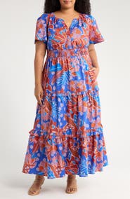 SUGARLIPS Amazonia Floral Tiere Cotton Maxi Dress
