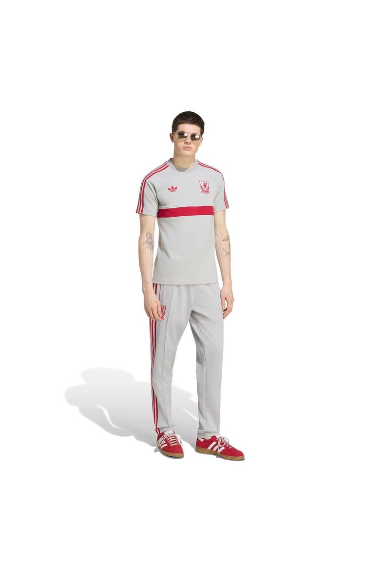 Men's adidas Originals Gray Liverpool T-Shirt, Alternate, color, Gray