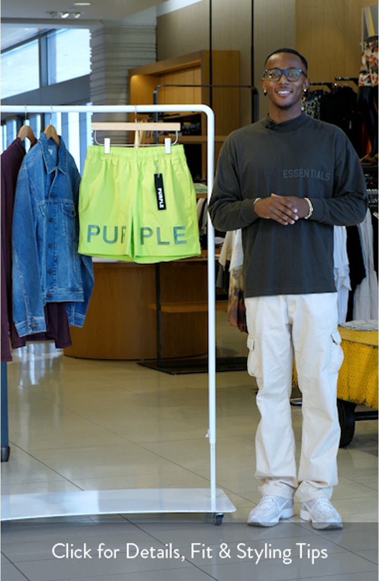 Wordmark Water Repellent All Around Performance Shorts, sales video thumbnail