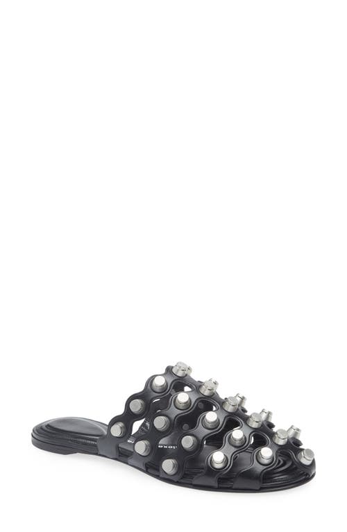 Alexander Wang Studded Mule In Black
