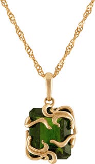 FUZION CREATIONS Gemstone Pendant Necklace