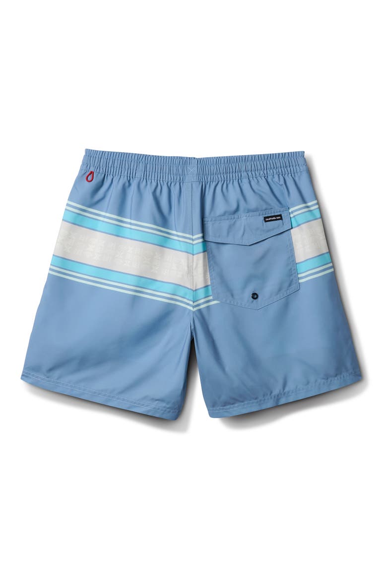 Everyday Stripe Volley Swim Trunks, Alternate, color, ASHLEY BLUE