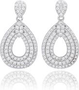 SUZY LEVIAN Cubic Zirconia Teardrop Earrings