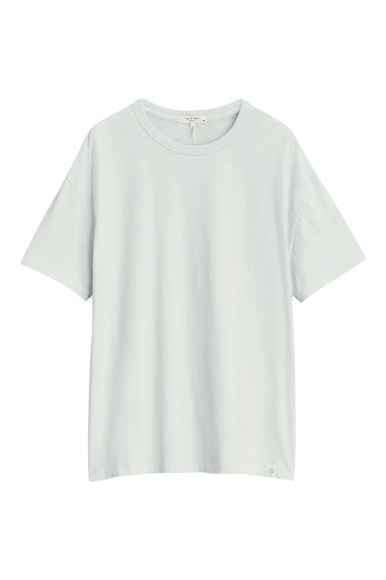 Boyfriend Pima Cotton T-Shirt, Alternate, color, ICEFLOW