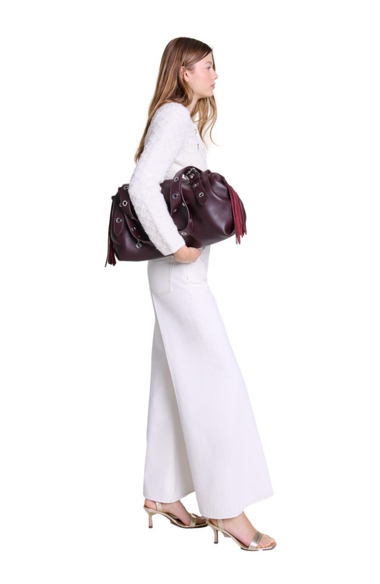 maje Knit cardigan, Alternate, color, 