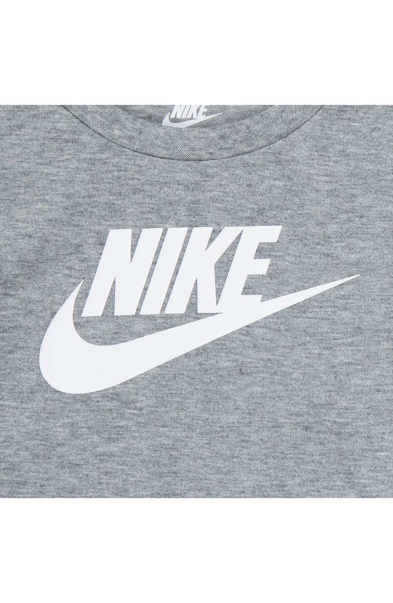 Nike Club Logo T-Shirt & Shorts Set, Alternate, color, Dark Grey