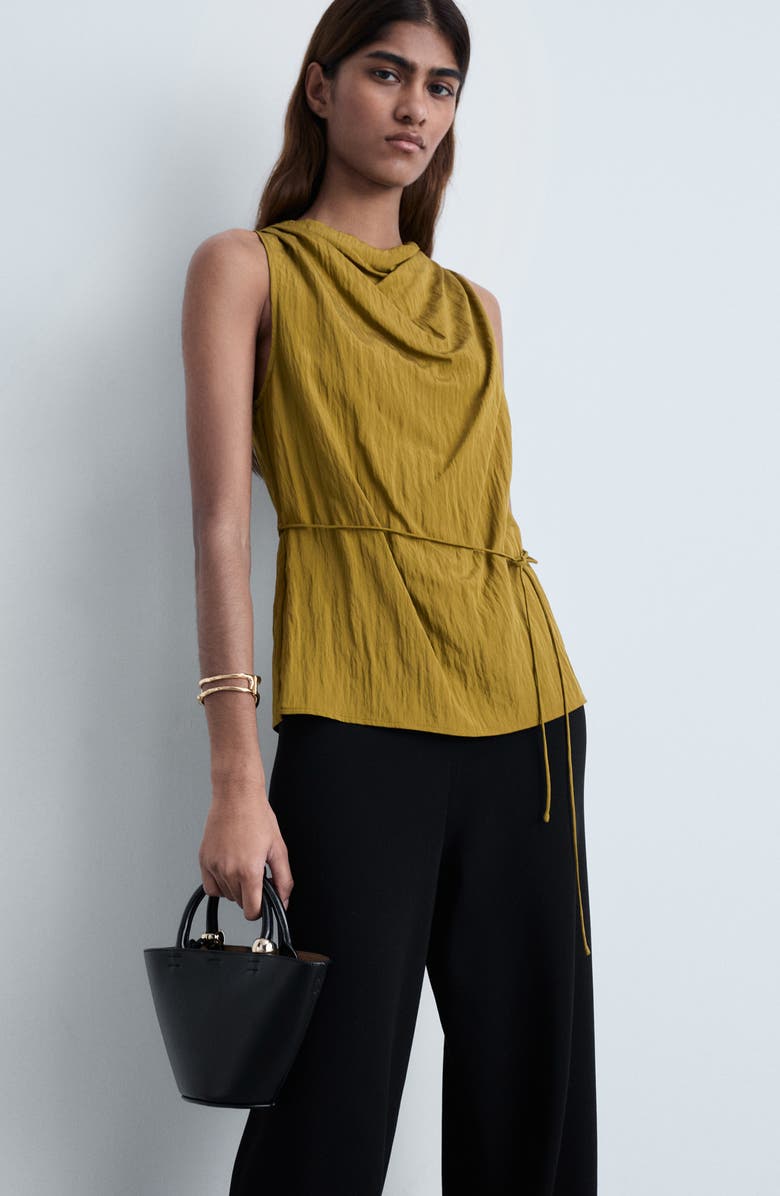 MANGO Straight Leg Sweater Pants, Alternate, color,