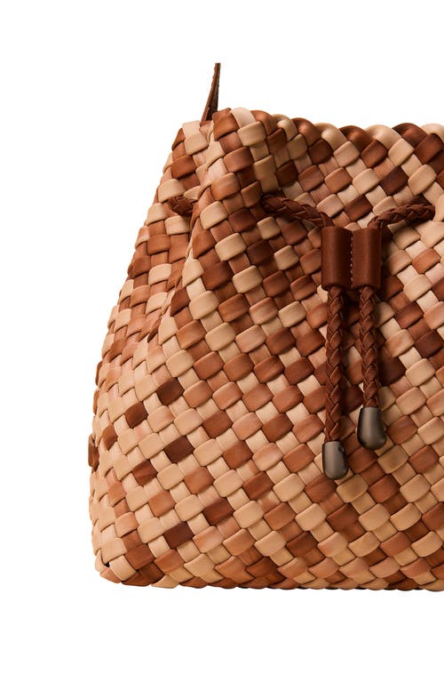 Naghedi Medium Gramercy Watercolor Bucket Bag In Brown