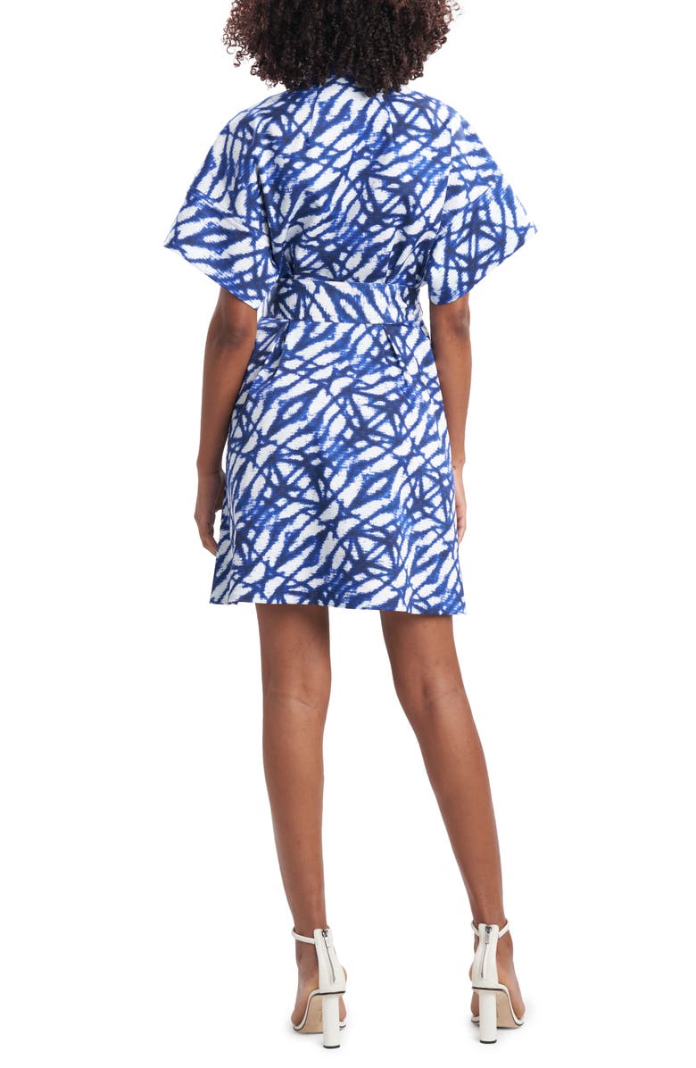 Natori Akira Print Sateen Shirtdress, Alternate, color,