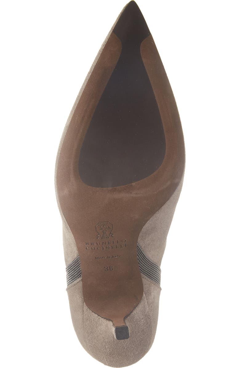 Brunello Cucinelli Pointed Toe Bootie, Alternate, color,