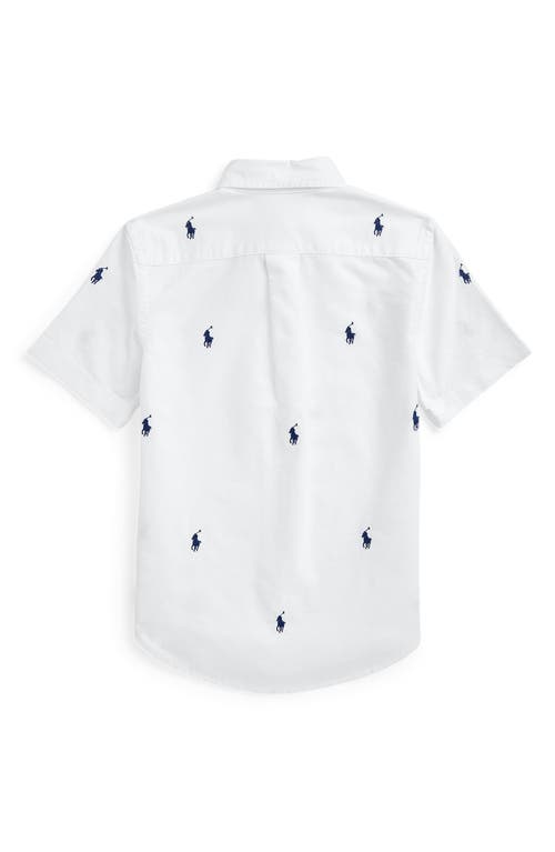 Polo Ralph Lauren Little Boy's & Boy's Logo Embroidered Oxford Short-sleeve Shirt