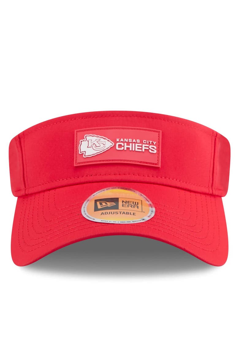 Men's New Era Red Kansas City Chiefs 2025 Sideline  Visor, Alternate, color, Red