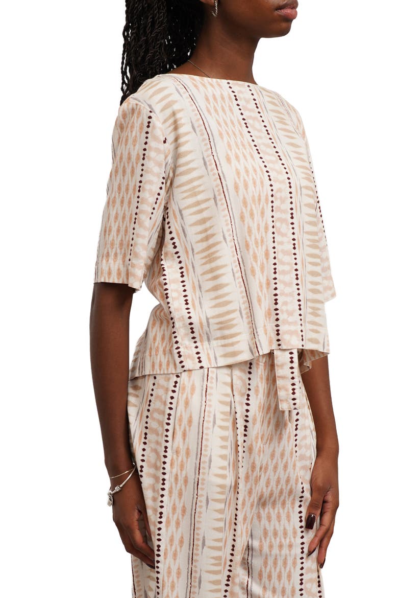 Boat Neck Top, Alternate, color, BOHEMIA ORANGE
