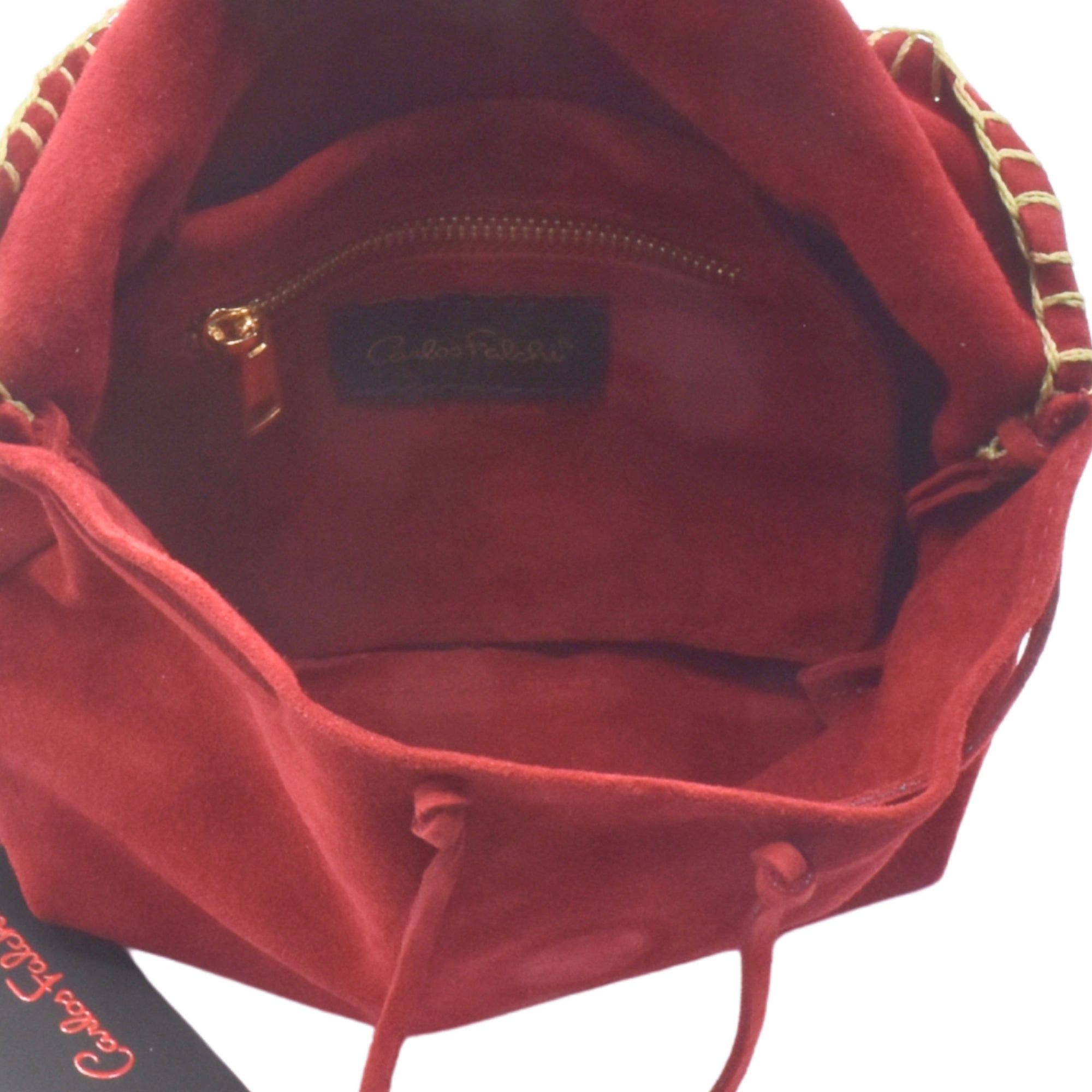 Medium Butterfly Suede Leather Bag, Alternate, color, Malbec