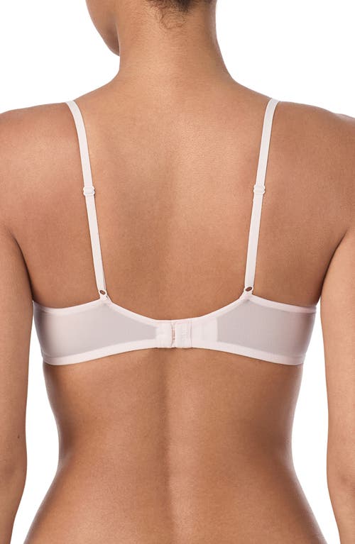Dkny Deco Underwire Lace Balconette Bra In Pink