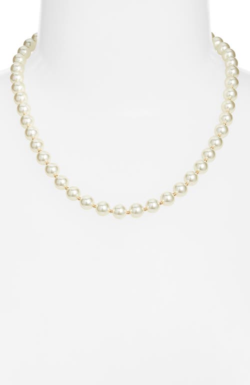 Nordstrom Faux Pearl Necklace In White