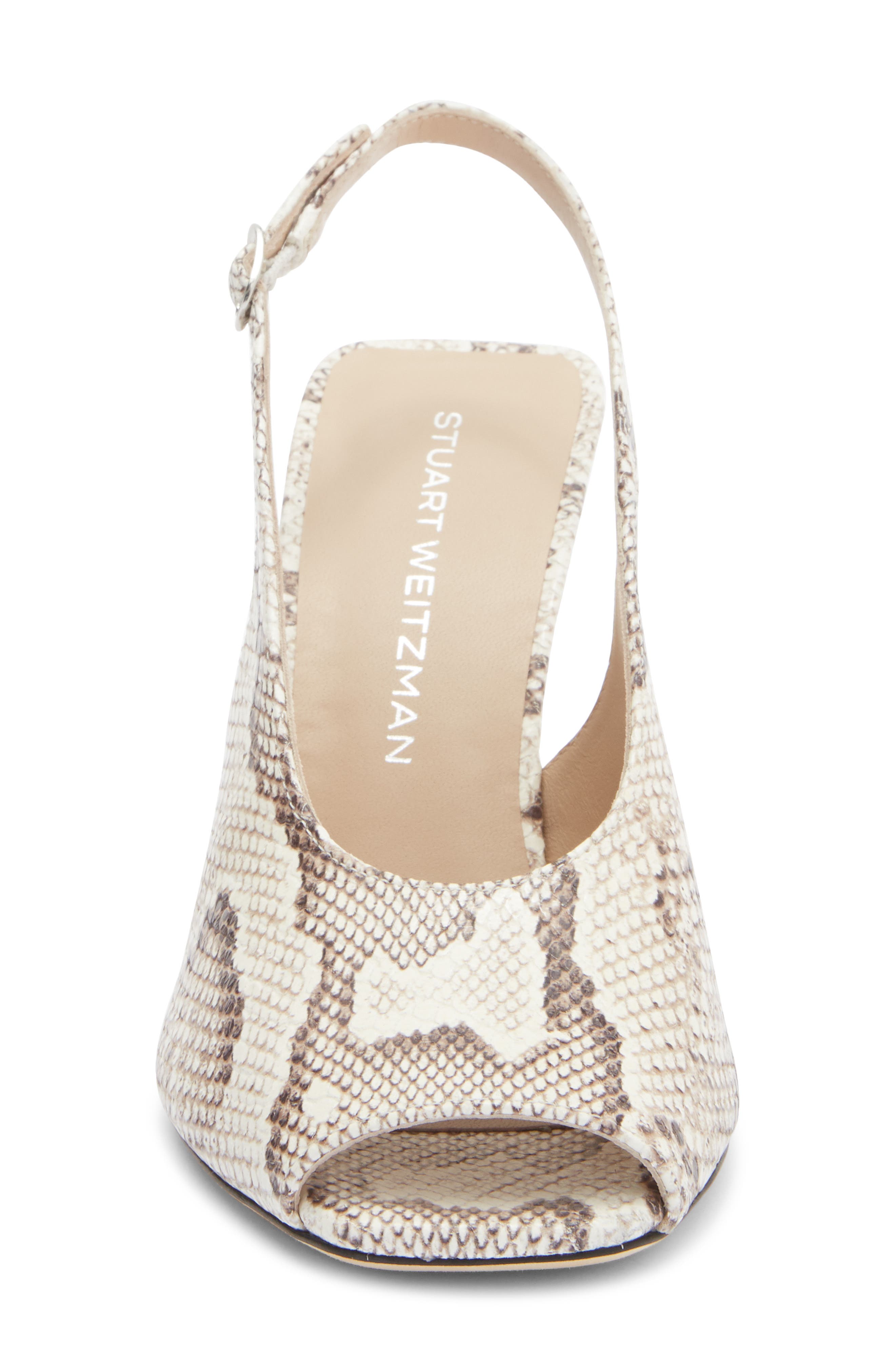 Stuart Weitzman Val Slingback Sandal, Alternate, color, Cream