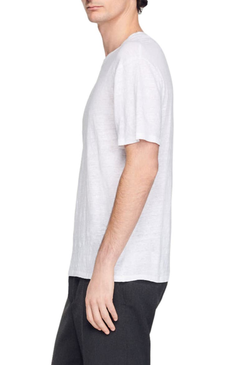 Certified linen T-shirt, Alternate, color, WHITE