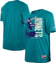 New Era Men's New Era  Teal Charlotte Hornets Distressed Throwback Vintage Color Pack T-Shirt