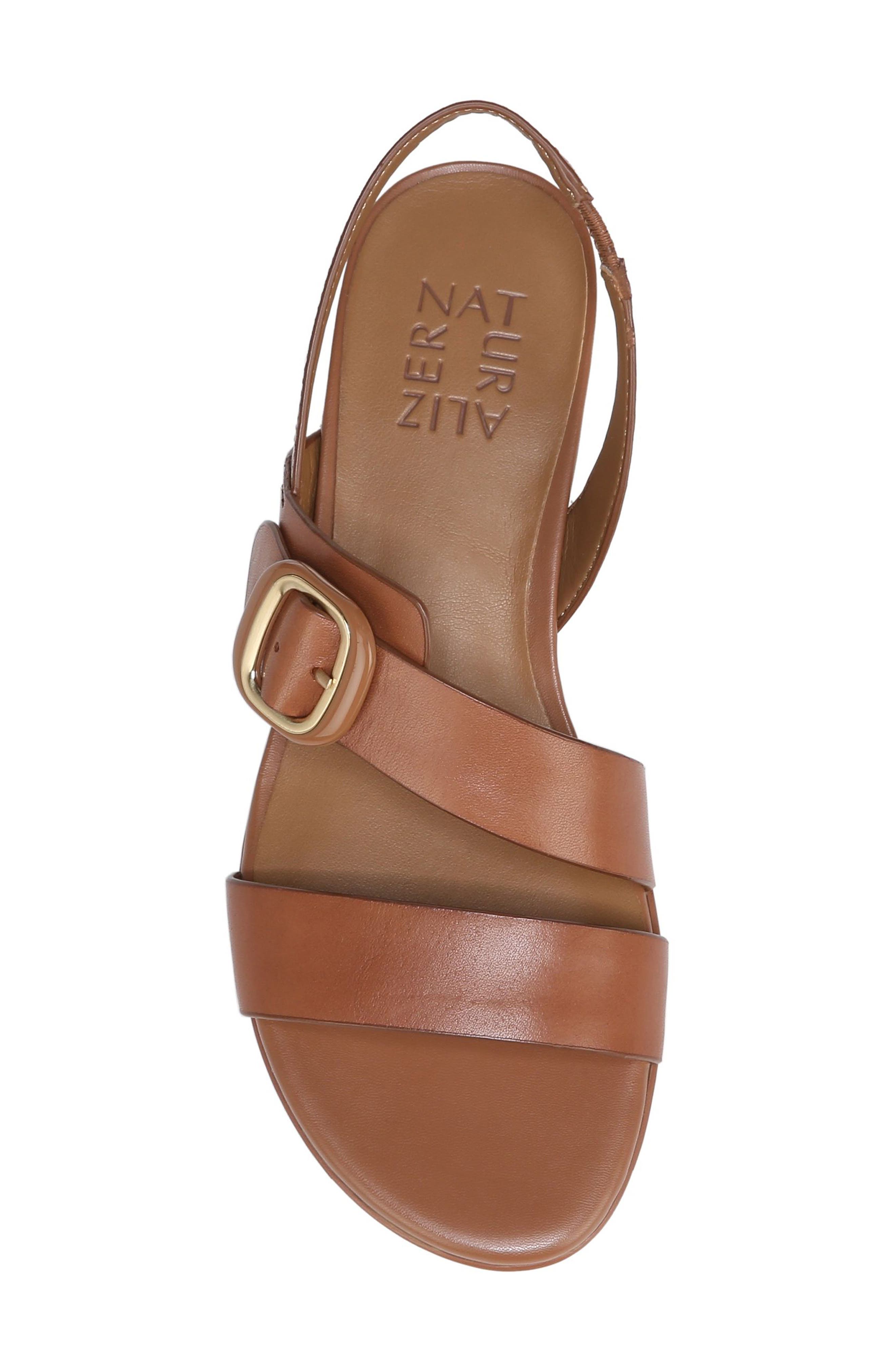 Meesha Strappy Sandal, Alternate, color, ENGLISH TEA BROWN LEATHER