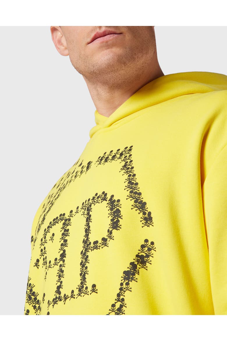 Hoodie Sweatshirt Skull&Amp;Bones Men, Alternate, color, yellow