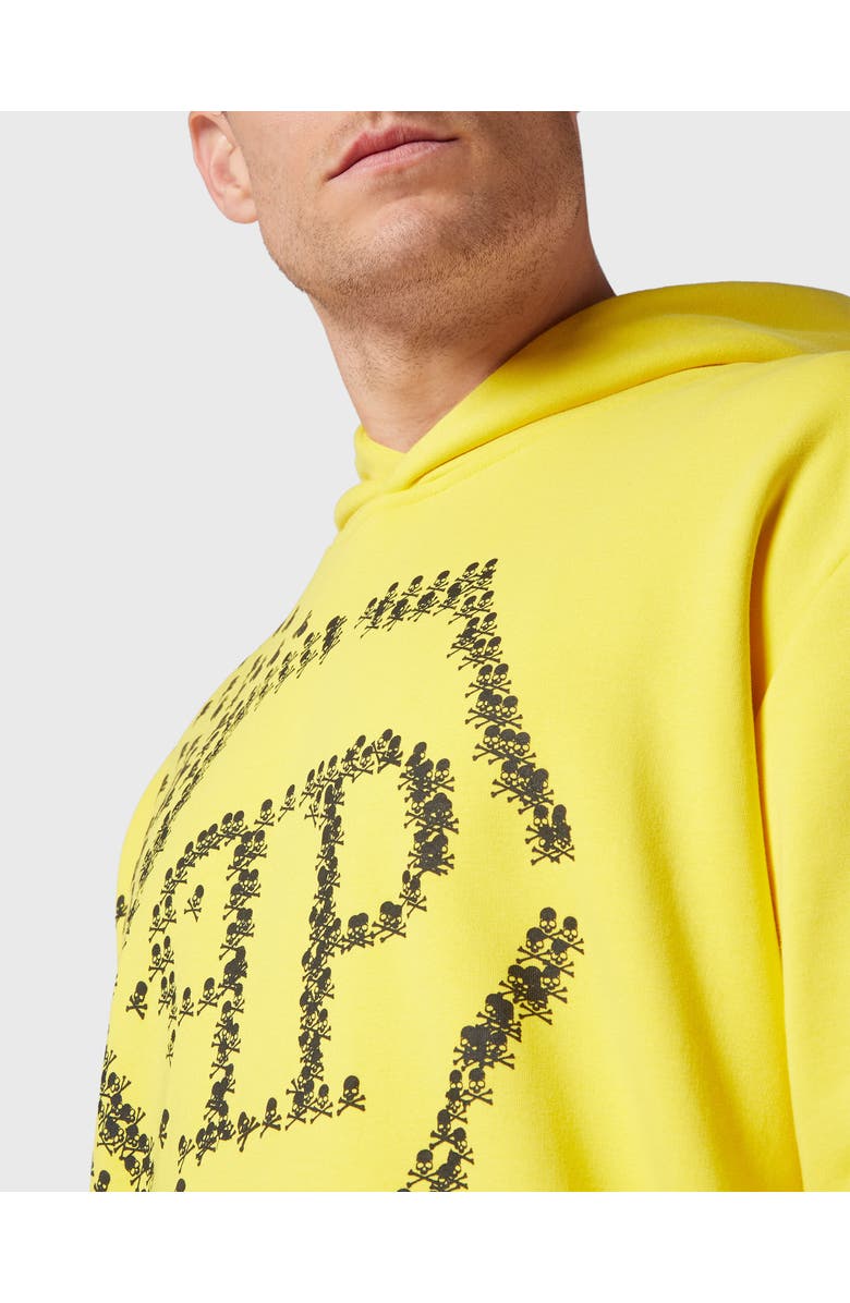 PHILIPP PLEIN Hoodie Sweatshirt Skull&Amp;Bones Men, Alternate, color, Yellow