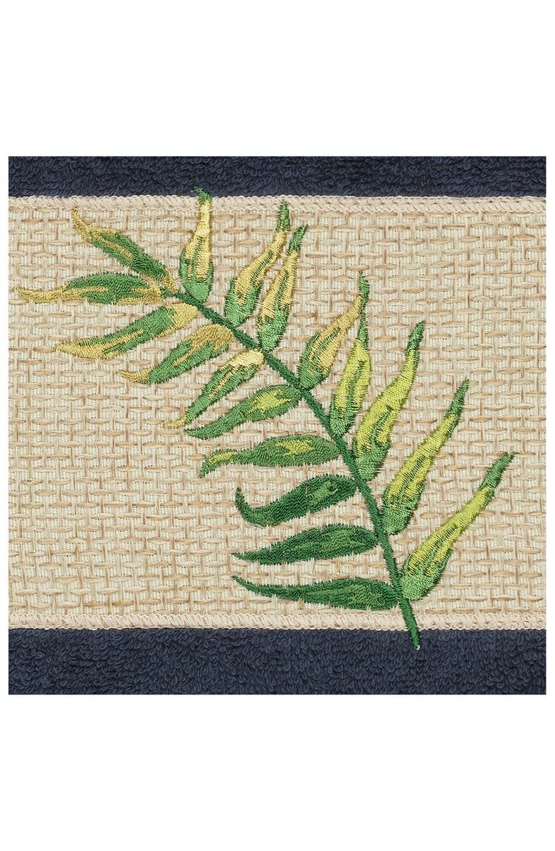 Linum Home Textiles Zoe Embellished Hand Towel - Midnight Blue, Alternate, color, Midnight Blue