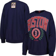 Mitchell & Ness Women's Mitchell & Ness Navy Boston Red Sox Logo Lt 2.0 Pullover Sweatshirt