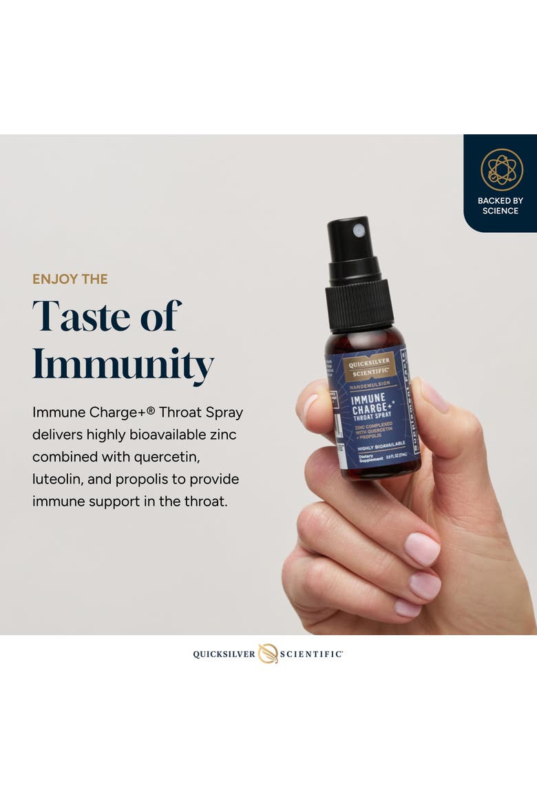 Immune Charge Liposomal Zinc and Quercetin Throat Spray, Alternate, color, None