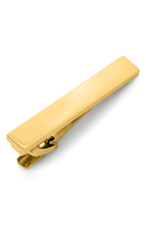 Cufflinks, Inc Goldtone Stainless Steel Tie Clip In Gold