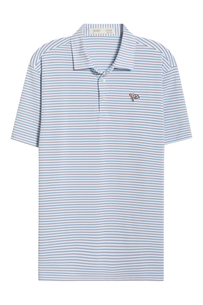 Sunny Active Stripe Polo, Alternate, color, PACIFIC BLUE