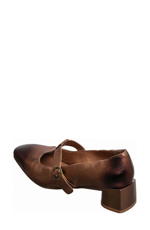Antelope Chloe T-strap Pump In Brown