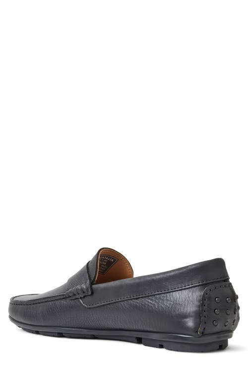 Aquatalia Enzo Water Resistant Driving Loafer In Black