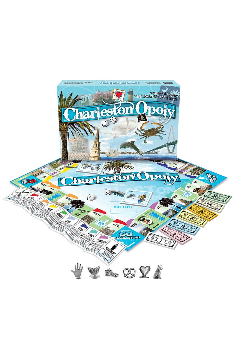 Late for the Sky Charlestonopoly Monopoly Board Game, Alternate, color, Multicolored